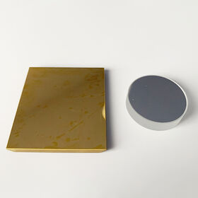Square borosilicate glass enhanced metallic silver coated concave mirror for laser