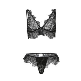 Factory Direct High Quality China Wholesale Plus Size Lingerie Underwear  Women Bra Set Lace See-through Sexy Lingerie Set Sustainable Quick Dry $3.5  from Xiamen Reely Industrial Co. Ltd