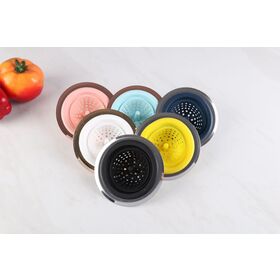 Bouchons de Vidange d'Évier de Cuisine en Silicone, Crépines, Filtre à Cheveux d'Égout, Bouchon de Vidange de Baignoire, Sol d'Évier