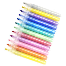 Buy Wholesale China Glitter Acrylic Paint Marker Pen,sparkling Color  Metallic Ink Marker For Diy Craft Drawing Painting & Acrylic Paint Marker  Pen at USD 1.5