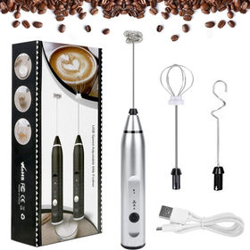 Wholesale Rechargeable Milk Frother Electric Handheld USB Rechargeable  Eggbeaters - China USB Rechargeable Eggbeaters and Electric Handheld Milk  Frother price