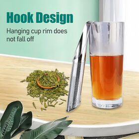 New Arrival Pipe Shape Stainless Steel Fine Mesh Steeper Tea Infuser for Brewing Loose Leaf Tea