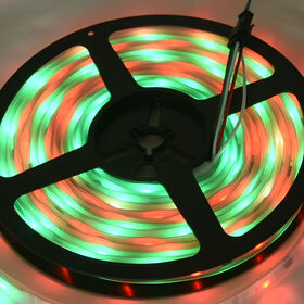 7-9W Silicone Moldagem por Injeção Tira LED WS2811 5050 SMD RGB Flexível LED Strip CCT ajustável IP68 DC12V