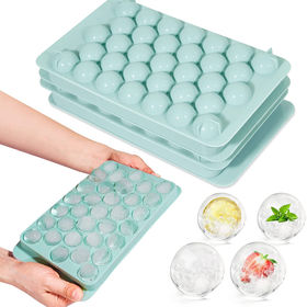 Hot Selling Portable New Fashion 2 in 1 Kitchen Pop Ice Ball Maker Mold  Round Ice Cube Tray with Lid and Bin - China Ice Tray and Ice Maker price