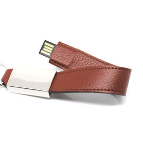 Benutzerdefiniertes graviertes Logo Armband Leder USB-Flash-Laufwerk 8GB 16GB 32GB 64GB USB-Stick Speicher USB-Pen-Drive
