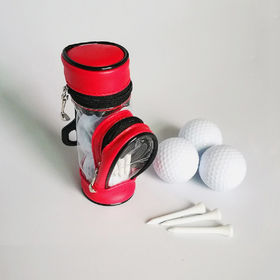 Kaufe Tragbare Mini-PU-Ledertasche, Golf-Tee-Tasche, Golfball-Tasche,  Aufbewahrung, Taillenhalter