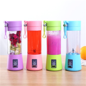 Portable Personal Blender 380ml Travel Blender Cup with USB Rechargeable Perfect Juice Mixer for Shakes & Smoothies Blue Fruit Mixing Machine with 6 blades Small Blender for Personal Use HAMSWAN Mini Blender 