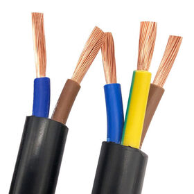 Câble d'alimentation Rvv 2/3 conducteurs 0.5mm 0.75mm 1.0mm 1.5mm 2.5mm câble électrique isolé en PVC