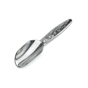 Heavy Duty Kitchen Accessory Zinc Alloy Dragon Pattern Handle Small Tea Shovel for Coffee Beans Ice Cube Spoon