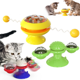 PET SuppliesTumbler Cat Track Cat Turntable Leaking Food Toys Funny Cat Stick