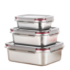 Wholesale Insulated Food Barrel Square Food Container for Sale - China  Angular Stainless Steel Lunch Box and Stainless Steel Containers for Food  Storage price