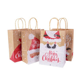 Achetez en gros Sac En Papier Cadeau Boîte à Bonbons Eve Cookies Boîte Cadeau  Nouvel An Fournitures Joyeux Noël Sacs D'emballage Portables Avec Ruban  Xmas Chine et Boîte En Papier à 0.63