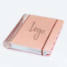 Achetez en gros Logo Personnalisé 2024 A5 Spirale Rose Hebdomadaire  Manifestation Mensuelle Objectif Journal Journal Journal Carnet D'agenda  Chine et Planificateur à 1.19 USD