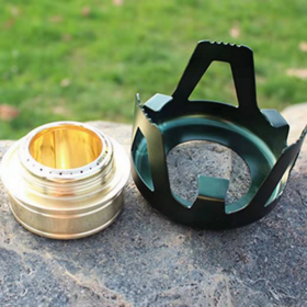 Fogão a Álcool Portátil Leve à Prova de Vento para Camping ao Ar Livre