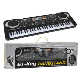 Pruie Teclado eletrônico de música digital de 61 teclas para crianças, piano  elétrico multifuncional para estudantes de piano com função de microfone,  instrumento musical : : Brinquedos e Jogos