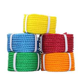 Size : 8mm Diameter 6/8mm Length 60m Polyethylene Rope for Clothes Building Greenhouse Bundle Multipurpose Rope Twisted Rope Yuan 