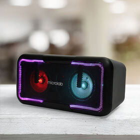 Portable Bluetooth Speaker with LED Light, Wireless Speaker with Radio Function, Charging Speaker