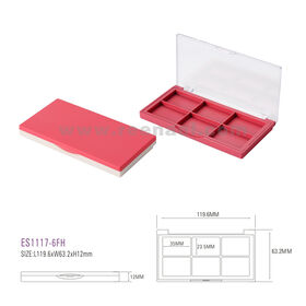 Wholesale Eye Shadow Compact Powder Cases High-quality Cosmetic Plastic Cheap Package in Pantone colors OEM orders are welcome