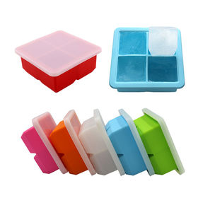15/24 Grid Silicone Ice Cube Mold Reusable Ice Maker With Lids Food Grade  Ice Cube Square Tray Mold Bar Ice Blocks Maker Tools - AliExpress