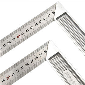 Buy Wholesale China Right Angle Ruler Stainless Steel Scale L