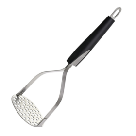 Potato Masher, Manual Spud Smasher Portable Stainless Steel Kitchen Tool Mashed Mud Kitchen Tools for Vegetables Refried Beans, Baby Food, Fruits