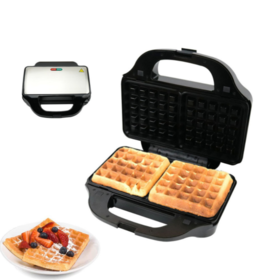 SOLEMOOD Hot Sandwich Maker, Burns Up to Ears, Electric, Waffle Maker, Removable, Compact, Multi-Sandwich, Thick, Double, Double Sided, 2 Types of
