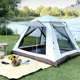 Bâche De Tente Naturehike UPF50+ - Dimensions 500x292x210 Cm, Beige, 4,7 Kg, Coupe-vent, Neuf