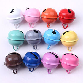 22mm bell color spray paint bell accessories key chain necklace bag wholesale gift