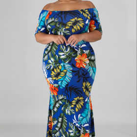 Chitenge dresses shop off shoulder