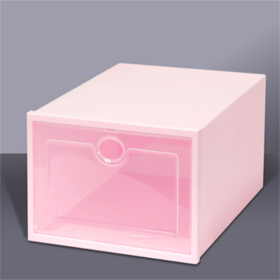Thickened shoe box transparent shoe box plastic flip-top drawer shoe box household goods storage box