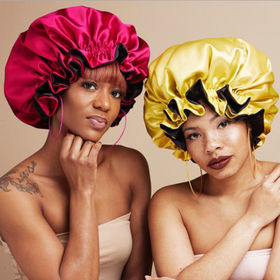 Source Silk Hair Bonnet 6A 100% Mulberry Silk Designer Bonnets