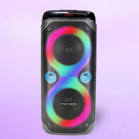 Dual 8Inch Bluetooth Speaker, TWS Party Speaker Wireless Audio Speakers Karaoke Speaker Full bass Hot-selling Party speaker