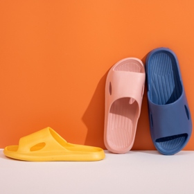 Home slippers, EVA, women's, anti-skid, soft, in summer, lovers' bathroom slippers wholesale