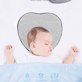 Acheter Oreiller pour bébé nouveau-né empêche le soutien du sommeil du  coussin à tête plate, oreiller pour tout-petit en mousse à mémoire de forme