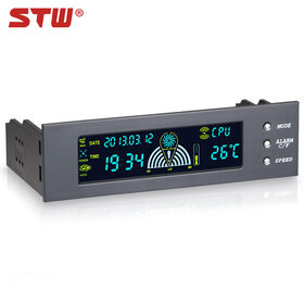 Contrôleur de vitesse à température contrôlée pour ventilateur PWM PC CPU 2