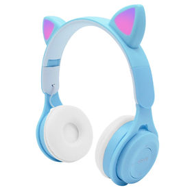 B39 Sans Fil LED Chat Oreille Bluetooth Casque Nouveauté Casque