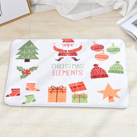 Christmas Door Mat Xmas Welcome Non-Slip Washable Door Mat Rug - China  Christmas Decoration and Christmas Ornament price