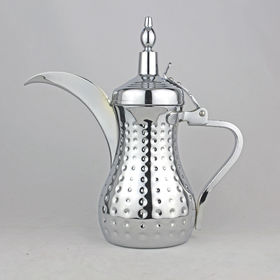 Wholesale Stainless steel coffee milk warmer pot Stainless steel saudi  arabia coffee pot coffee cooking pot From m.