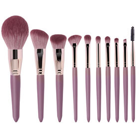 Veganes Make-up Pinselset, Hochwertige Synthetikhaar Make-up Werkzeuge für Foundation, Puder, Lidschatten - Professionelles Schminkpinsel Set