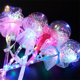LED Light Sticks Fluorescent Party Decor Fairy Magic Wand Luminous Girl  Happy Birthday Party Supplies Glow Favor Kids Gift Light Stick 230823 From  8,45 €