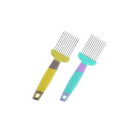 Onion Fork for Cutting Stainless Steel Steak Needles Vegetable Fruit Potato Cutting Tool Holder