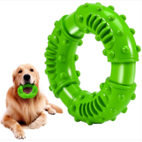 Nobleza Dog Chew Toy, Durable Treat Dispensing Dog Chew Toys, Safe Natural  Rubber Dog Bone Toy for Teething and Teeth Cleaning of Small and Medium