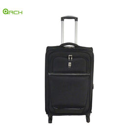 Ensemble de 3 valises trolley classiques en imitation nylon 1680D, une poche avant, roulettes de vol, 20", 24", 28"
