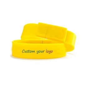 Bracelet USB flash drives 4GB 8GB 16GB 32GB 64GB usb drive silicone wristband USB Flash Drive with Customized Logos