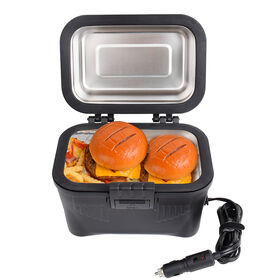 Portable Mini Car Microwave 12V 90W Electric Oven Picnic Lunch Box for  Travel Camping Food Cooking Car Food Warmer Accessories - AliExpress