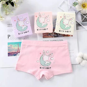 Buy Wholesale China White Cute Cartoon Bras Set Panty Girls Vest Underwear  For Girls Baby & Girls' Bras Set at USD 1.2