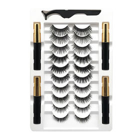 Cils Magnétiques 3D Vison - Kit Avec Eyeliner Magnétique, Livraison Express, Neuf