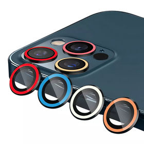 Acheter Verre de protection d'objectif d'appareil photo de luxe pour iPhone  15 14 Pro Max 12 11 Pro Max, verre de protection d'appareil photo pour iPhone  12 13, protecteur d'objectif arrière