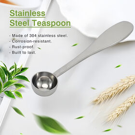 Perfect Kitchen Powder Coffee Measuring Tools 2.5ML Stainless Steel Loose Leaf Tea Spoon