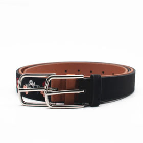 Fashion Lady′s embossed PU belt,Simple buckle jean belt, leather 